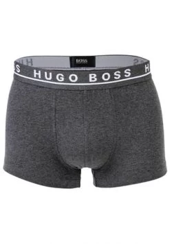 BOSS Herren Boxer Shorts, 3er Pack - Trunks, Cotton Stretch, Logo, Einfarbig Grau 10 BOSS Herren Boxer Shorts, 3er Pack - Trunks, Cotton Stretch, Logo, Einfarbig Grau -socken-struempfe Verkäufe unnamed file 1651