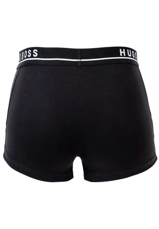 BOSS Herren Boxer Shorts, 3er Pack - Trunks, Cotton Stretch, Logo, Einfarbig Grau 7 BOSS Herren Boxer Shorts, 3er Pack - Trunks, Cotton Stretch, Logo, Einfarbig Grau – Bild 7