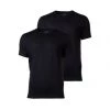 BOSS Herren T-Shirt, 2er Pack - Unterhemd, Halbarm, V-Neck, Cotton, Doppelpack Schwarz