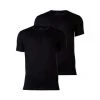 BOSS Herren T-Shirt, 2er Pack - Unterhemd, Halbarm, Rundhals, Cotton, Doppelpack Schwarz