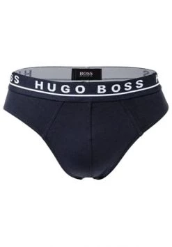 BOSS Herren Slips, 3er Pack - Briefs, Logobund, Cotton Stretch Blau -socken-struempfe Verkäufe unnamed file 1670