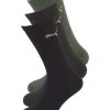 PUMA® Socke, 3er-Pack, Logo-Print, Für Damen Und Herren Grün