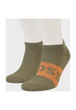 BOSS Sneakersocken, 2er-Pack, Baumwoll-Mix, Für Herren 377 OPEN GREEN