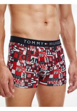 TOMMY HILFIGER Pants, Logo-Bund, Print, Für Herren 0F8 BEIGE -socken-struempfe Verkäufe unnamed file 1712