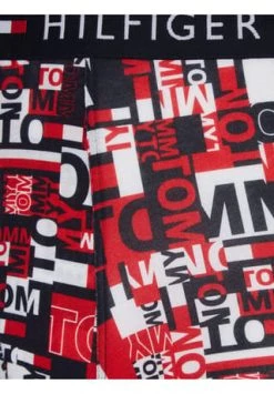 TOMMY HILFIGER Pants, Logo-Bund, Print, Für Herren 0F8 BEIGE -socken-struempfe Verkäufe unnamed file 1713