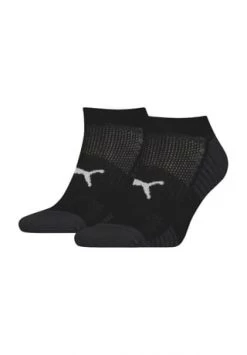 PUMA® Sneakersocken, Zweifarbig, Gepolsterte Sohle 002 BLACK