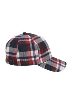 TOMMY HILFIGER Cap, Logostickerei, Für Herren Rot/ Navy -socken-struempfe Verkäufe unnamed file 1731