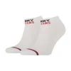 TOMMY Jeans Sneakersocken, 2er-Pack, Marken-Logo 001 WHITE