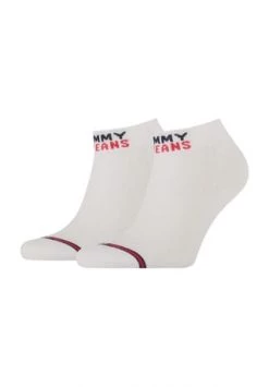 TOMMY Jeans Sneakersocken, 2er-Pack, Marken-Logo 001 WHITE