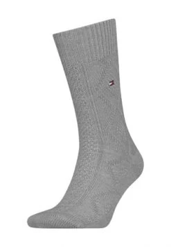 TOMMY HILFIGER Contemporary Socken, Logostickerei, Für Herren 003 GREY MELANGE