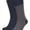 TOMMY HILFIGER Contemporary Socken, Logo-Stickerei, 2er-Pack, Für Herren 001 KHAKI/ NAVY
