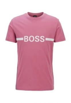 BOSS T-Shirt, Slim Fit, Logoprint, UV-Schutz, Für Herren PIINK