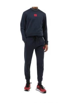 HUGO Herren Hose Lang - Doak212, Jogginghose, Logo, Baumwolle Blau -socken-struempfe Verkäufe unnamed file 1842