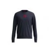 HUGO Herren Sweater, Diragol212 - Sweatshirt, Rundhals, Baumwoll-Terry Dunkelblau