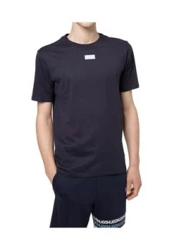 HUGO Herren T-Shirt - DURNED212, Rundhals, 1/2-Arm, Logo-Print, Baumwoll Blau -socken-struempfe Verkäufe unnamed file 1859
