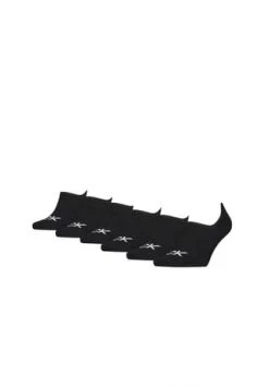 Calvin Klein Herren Füßlinge, 6er Pack - ALBERT ECOM, No-show Socken Schwarz