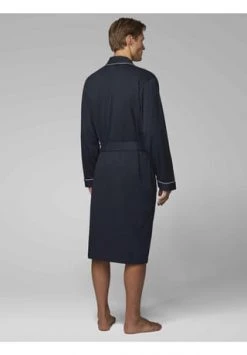 BOSS Bademantel, Logo-Print, Knielang, Für Herren 413 NAVY -socken-struempfe Verkäufe unnamed file 1883