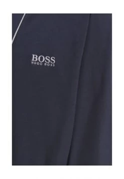 BOSS Bademantel, Logo-Print, Knielang, Für Herren 413 NAVY -socken-struempfe Verkäufe unnamed file 1885