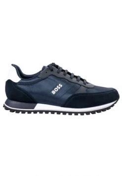 BOSS Herren Sneaker Low - Parkour-L Runn Nymx, Turnschuh, Freizeit, Echt Leder Marine -socken-struempfe Verkäufe unnamed file 1905