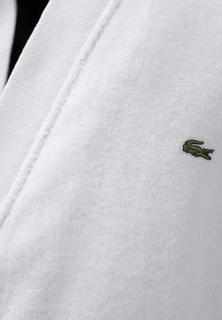 LACOSTE Bademantel L DEFILE BLANC 3 LACOSTE Bademantel L DEFILE BLANC – Bild 3
