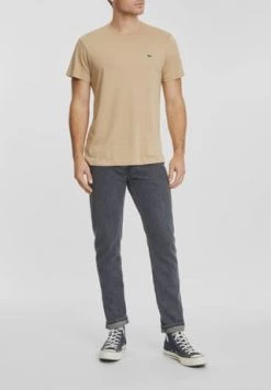 LACOSTE T-Shirt, Rundhals, Für Herren 02S BEIGE -socken-struempfe Verkäufe unnamed file 1945