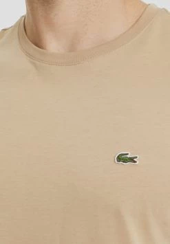 LACOSTE T-Shirt, Rundhals, Für Herren 02S BEIGE -socken-struempfe Verkäufe unnamed file 1946