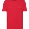 LACOSTE T-Shirt, Rundhals, Für Herren 240 ROT