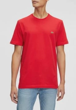 LACOSTE T-Shirt, Rundhals, Für Herren 240 ROT -socken-struempfe Verkäufe unnamed file 1978