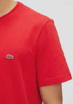 LACOSTE T-Shirt, Rundhals, Für Herren 240 ROT -socken-struempfe Verkäufe unnamed file 1979