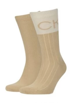 Calvin Klein Classic Socken, 2er-Pack, Für Herren 002 TAVERTINE