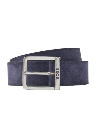 BOSS Gürtel, Wildleder, Für Herren 401 DARK BLUE 1 BOSS Gürtel, Wildleder, Für Herren 401 DARK BLUE