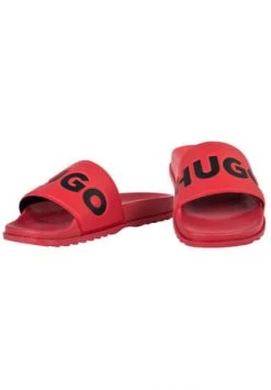 HUGO Bade-Pantoletten, Anatomisches Fußbett, Für Herren 110 Rot -socken-struempfe Verkäufe unnamed file 2090