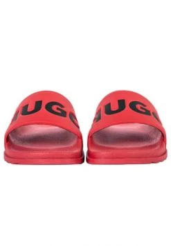 HUGO Bade-Pantoletten, Anatomisches Fußbett, Für Herren 110 Rot -socken-struempfe Verkäufe unnamed file 2096