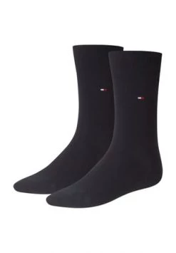 TOMMY HILFIGER Socken, 2er-Pack, Baumwollmix, Uni, Für Herren 322 MARINE