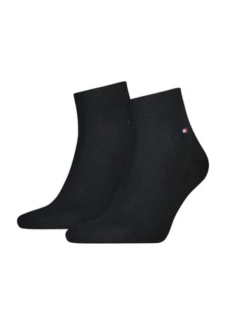 TOMMY HILFIGER Kurzsocken, 2er-Pack, Stretchbündchen, Für Herren 200 BLACK 3 TOMMY HILFIGER Kurzsocken, 2er-Pack, Stretchbündchen, Für Herren 200 BLACK – Bild 3