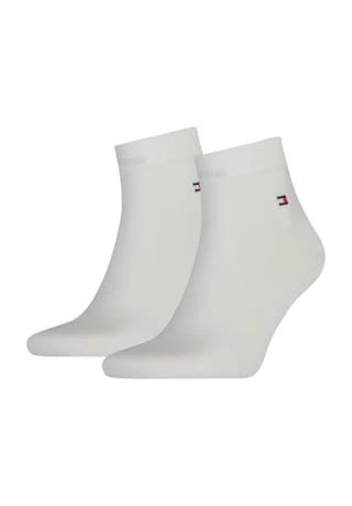 TOMMY HILFIGER Kurzsocken, 2er-Pack, Stretchbündchen, Für Herren 300 WHITE 1 TOMMY HILFIGER Kurzsocken, 2er-Pack, Stretchbündchen, Für Herren 300 WHITE
