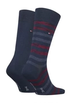 TOMMY HILFIGER Socken, 2er-Pack, Für Herren 047 NAVY/ ROUGE -socken-struempfe Verkäufe unnamed file 226
