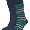 TOMMY HILFIGER Classic Kurzsocken, 2er-Pack, Logo-Detail, Für Herren 050 GREEN