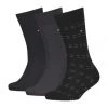 TOMMY HILFIGER Contemporary Kurzsocken, 3er-Pack, Logo, Für Herren 002 BLACK