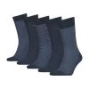 TOMMY HILFIGER Contemporary Kurzsocken, 5er-Pack, Geschenkebox, Für Herren 001 NAVY
