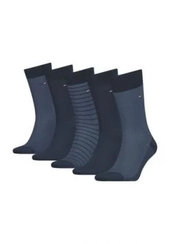 TOMMY HILFIGER Contemporary Kurzsocken, 5er-Pack, Geschenkebox, Für Herren 001 NAVY