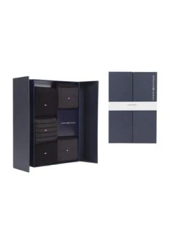 TOMMY HILFIGER Contemporary Kurzsocken, 5er-Pack, Geschenkebox, Für Herren 002 BLACK -socken-struempfe Verkäufe unnamed file 235