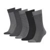 TOMMY HILFIGER Contemporary Kurzsocken, 5er-Pack, Geschenkebox, Für Herren 003 GREY MELANGE