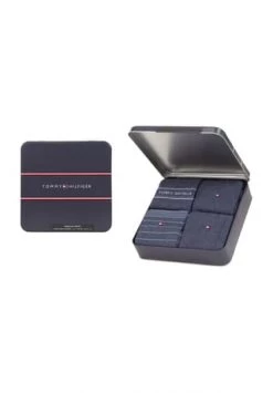 TOMMY HILFIGER Socken, 4er-Pack, Geschenkebox, Logo Stickerei, Für Herren 003 JEANS -socken-struempfe Verkäufe unnamed file 244