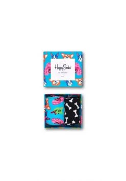 Happy Socks® Unisex Socken, 2er Pack - Geschenkbox, Farbmix Dog 2 -socken-struempfe Verkäufe unnamed file 251