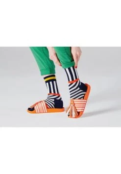 Happy Socks® Kurzsocken, Bündchen, Streifen 6500 DARK BLUE/ NA -socken-struempfe Verkäufe unnamed file 262