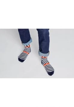 Happy Socks® Kurzsocken, Bündchen, Streifen 6500 DARK BLUE/ NA -socken-struempfe Verkäufe unnamed file 263