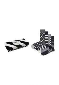 Happy Socks® Socken, Mustermix, 4er-Pack, Für Damen Und Herren 9100 BLACK -socken-struempfe Verkäufe unnamed file 289