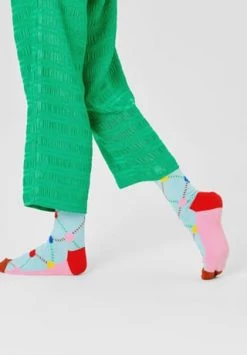 Happy Socks® Socken, "Argyle Dot", Grafisches Design, Für Damen Und Herren 6000 BLUE -socken-struempfe Verkäufe unnamed file 318