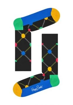 Happy Socks® Happy Socks, Socken, "Argyle Dot 9300 BLACK/ MULTI -socken-struempfe Verkäufe unnamed file 322